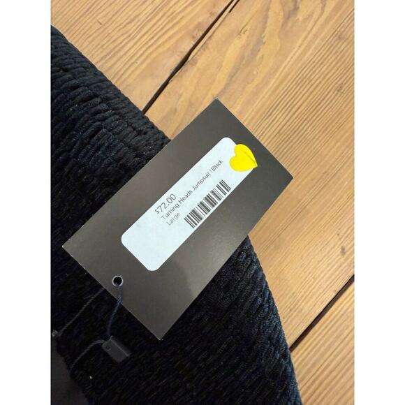 NWT Entro Black Velvet Strapless‎ Jumpsuit Large - Picture 4 of 6